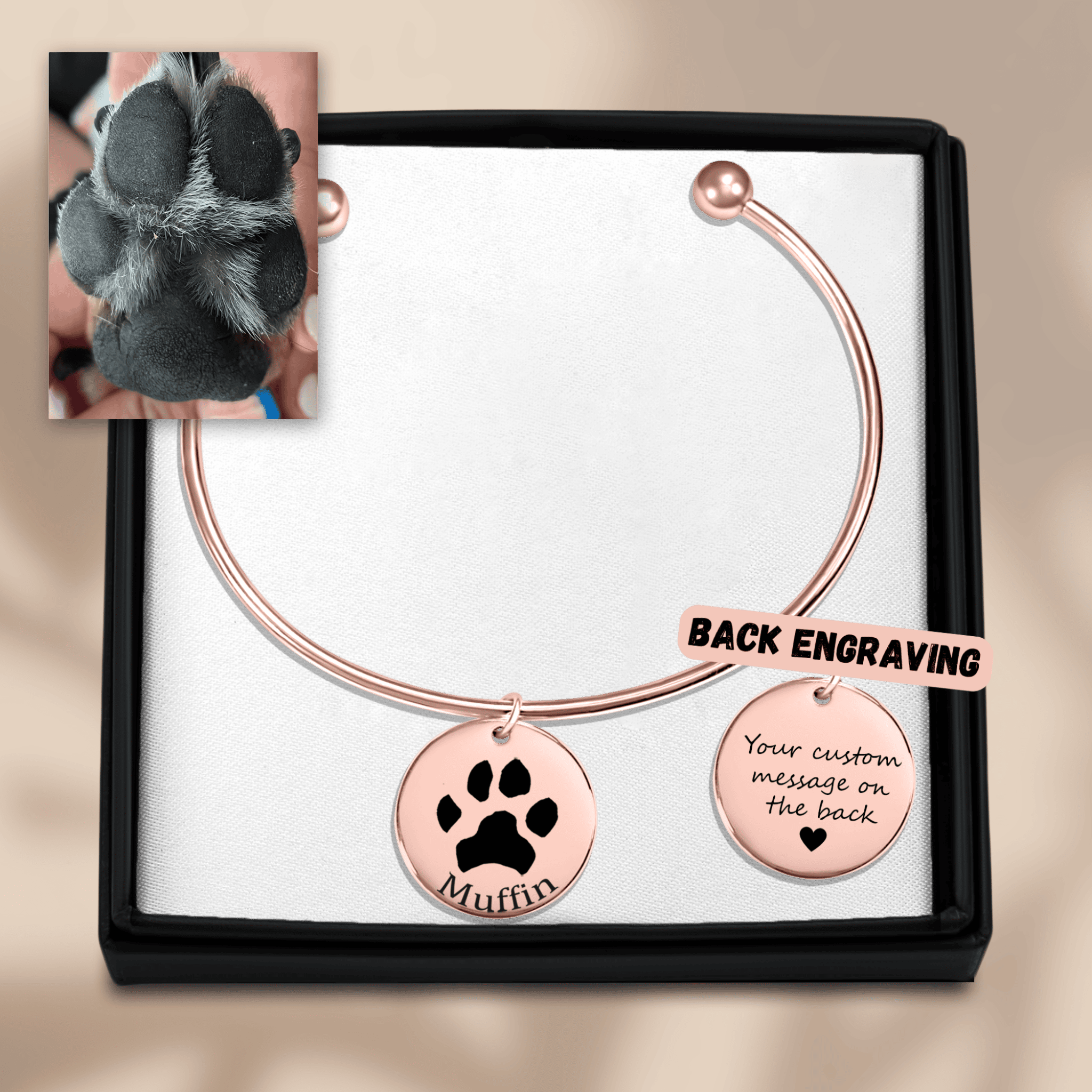 Pawprint Bangle