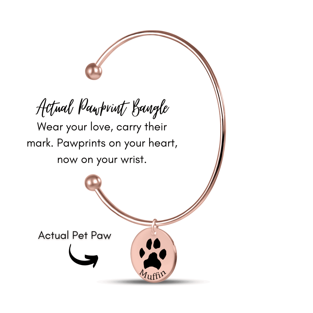 Pawprint Bangle