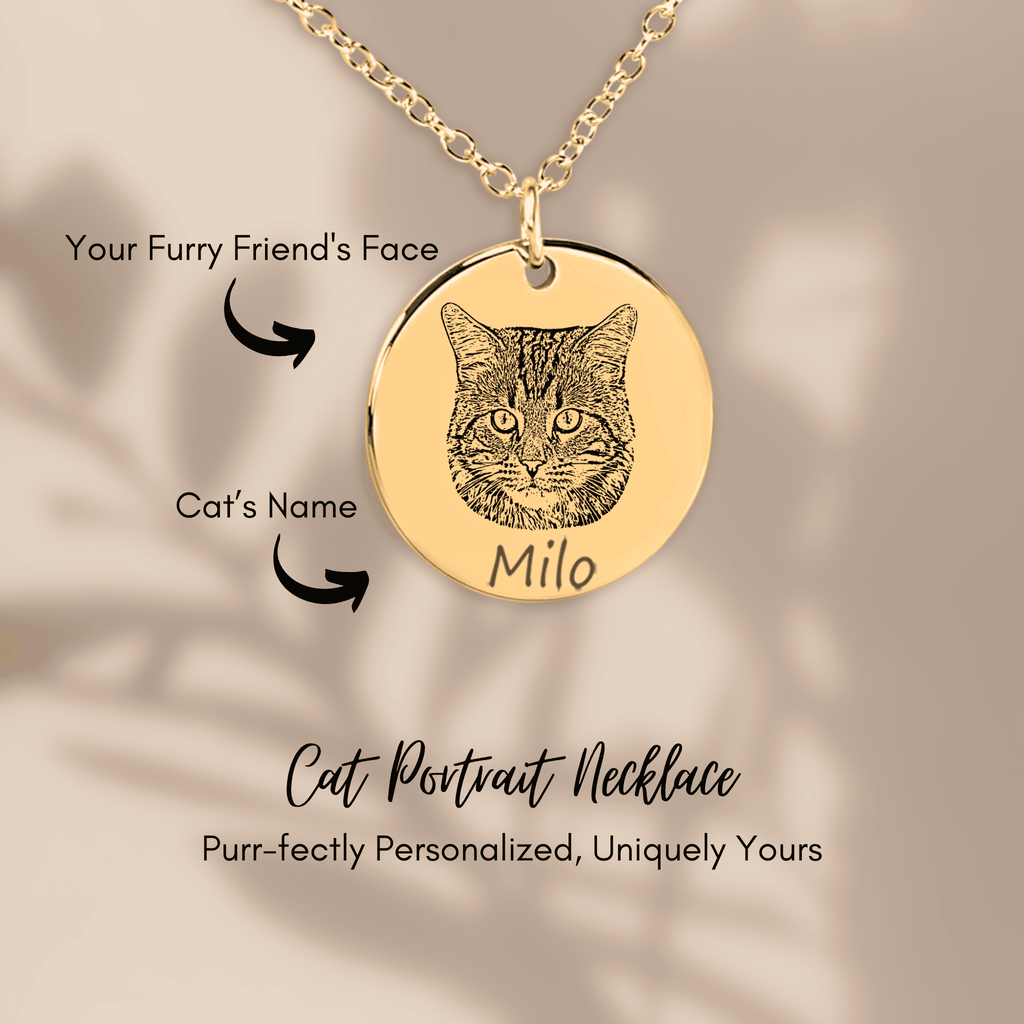 Cat Portrait Necklace